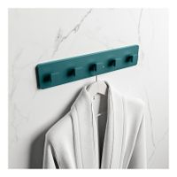 Handdoek haak Easy | Wandmontage | 45 cm | 5 haaks | Smag Handdoek haak Easy | Wandmontage | 45 cm | 5 haaks | Smag