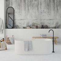 Ligbad Vrijstaand Ideavit Archtec Rock 170x75x60 cm Wit