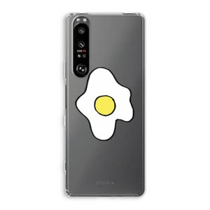 Spiegelei: Sony Xperia 1 III Transparant Hoesje