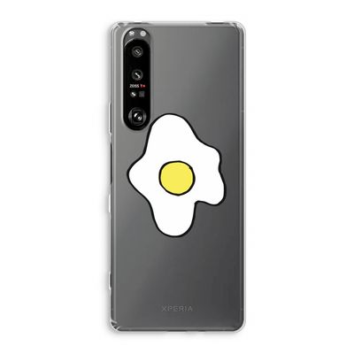 Spiegelei: Sony Xperia 1 III Transparant Hoesje