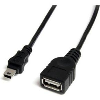 StarTech.com 30 cm mini USB 2.0-kabel USB A naar mini B F/M