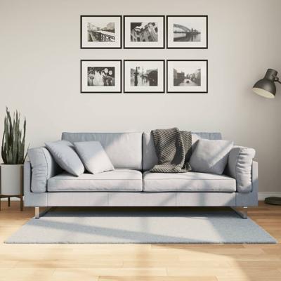 VidaXL Vloerkleed huarte laagpolig zacht wasbaar 80x150 cm blauw