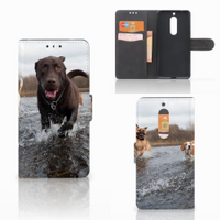 Nokia 5 Telefoonhoesje met Pasjes Honden Labrador - thumbnail