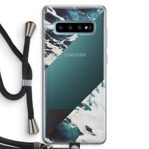 Golven: Samsung Galaxy S10 Plus Transparant Hoesje met koord