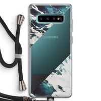 Golven: Samsung Galaxy S10 Plus Transparant Hoesje met koord