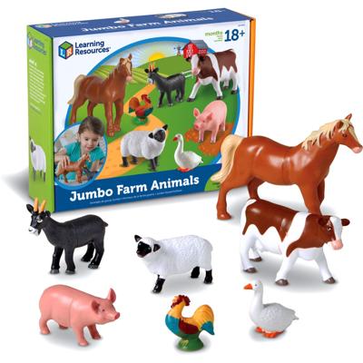 Learning Resources Boerderijdieren Jumbo 7 stuks
