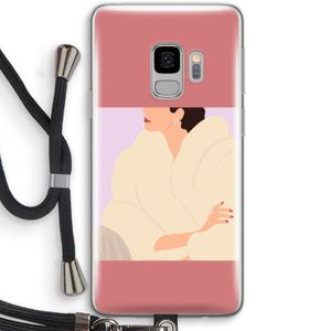 Cosy: Samsung Galaxy S9 Transparant Hoesje met koord