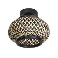 Steinhauer PlafondlampNox Light met bamboe kap Ø22,5cm - 4501ZW