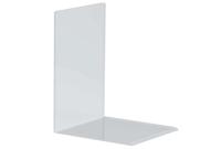 Boekensteun maul 16x15x21cm acryl glashelder