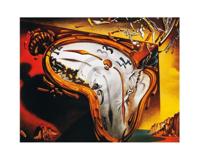 Kunstdruk Salvador Dali - Les montres molles 50x40cm