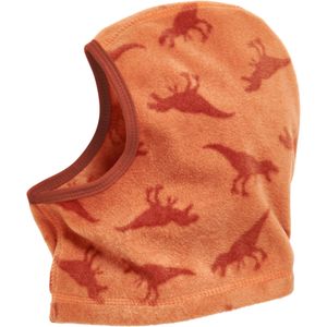 Playshoes fleece bivakmuts Balaclava dino's geel Maat