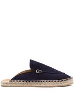 Scarosso espadrilles en daim à semelle contrastante - Bleu