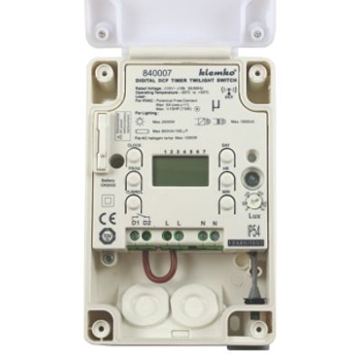 LED Schemerschakelaar met tijdklok - 2000W - IP54