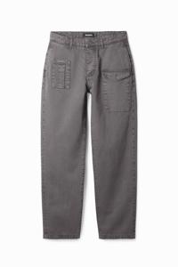 Rechte cargobroek - BLACK - 38