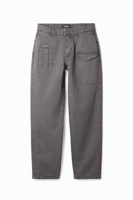 Rechte cargobroek - BLACK - 30