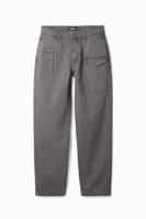 Rechte cargobroek - BLACK - 38