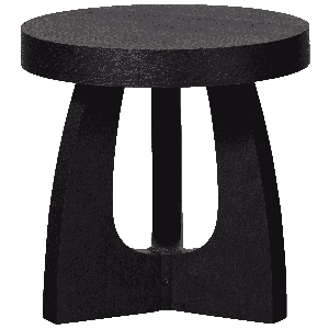 WOOOD Ronde Bijzettafel Tala 45cm - Zwart