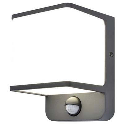 ECO-Light LED-Aussenwandleuchte m. BWM DOBLO 5197011125 Buitenlamp (wand) Energielabel: C (A - G) LED 14 W Grijs