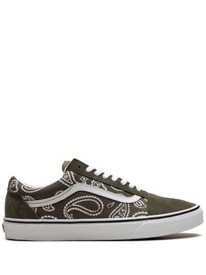 Vans baskets Old Skool 'Peace Paisley' - Vert