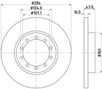 Remschijf 8DD355118521