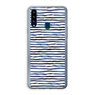 Verrassende lijnen: Samsung Galaxy A20s Transparant Hoesje