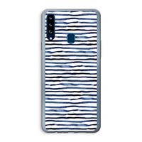 Verrassende lijnen: Samsung Galaxy A20s Transparant Hoesje