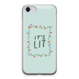 It's Lit: iPhone 8 Transparant Hoesje