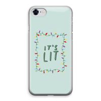 It's Lit: iPhone 8 Transparant Hoesje