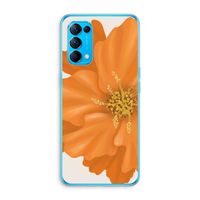 Orange Ellila flower: Oppo Find X3 Lite Transparant Hoesje