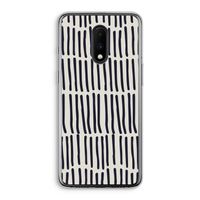 Moroccan stripes: OnePlus 7 Transparant Hoesje