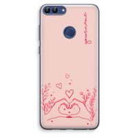 Love is in the air: Huawei P Smart (2018) Transparant Hoesje