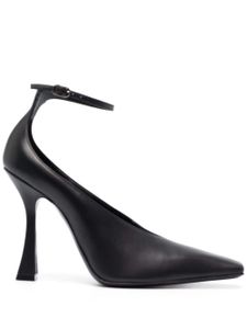 Casadei escarpins Geraldine 110 mm à bout carré - Noir