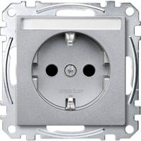 Merten MEG2302-0460 Wandcontactdoos System M Aluminium 1 stuk(s)