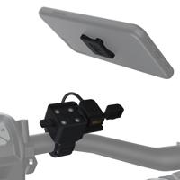 OXFORD Cell phone holder bracket w. usblader