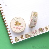 Cheery Human Studios Gingerbread Village Washi Tape