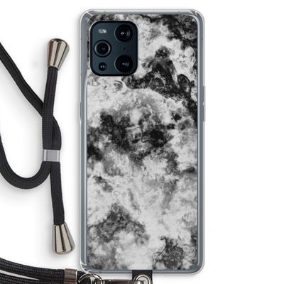 Onweer: Oppo Find X3 Pro Transparant Hoesje met koord