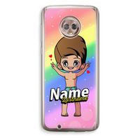 Chibi Maker man: Motorola Moto G6 Transparant Hoesje