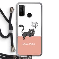 GSM poes: Huawei P Smart (2020) Transparant Hoesje met koord