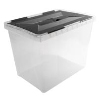 Sunware onyx opbergbox 40l transparant