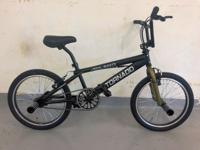 Royal Bmx fiets -bugatti tornado freestyle 20 inch - mat zwart/brons