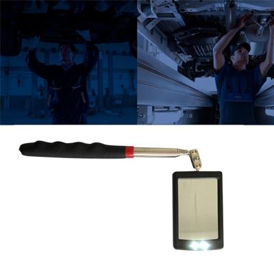 LED werk licht inspectiespiegel uitbreiding auto chassis hoek weergave Automotive telescopische detectie tool voor auto reparatie