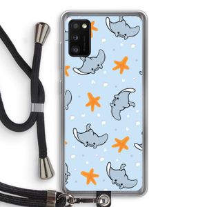 Manta: Samsung Galaxy A41 Transparant Hoesje met koord