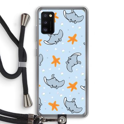 Manta: Samsung Galaxy A41 Transparant Hoesje met koord