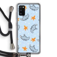 Manta: Samsung Galaxy A41 Transparant Hoesje met koord
