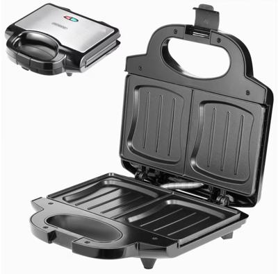 Tosti-ijzer XL Zwart/Zilver 750W