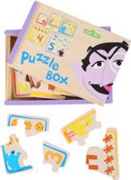 Puzzelbox van SESAMSTRAAT - 5 puzzels - FSC - thumbnail