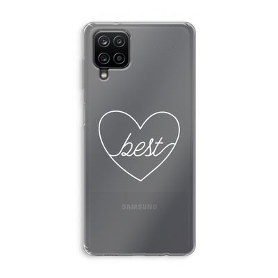 Best heart pastel: Samsung Galaxy A12 Transparant Hoesje