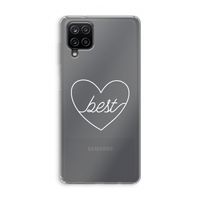 Best heart pastel: Samsung Galaxy A12 Transparant Hoesje