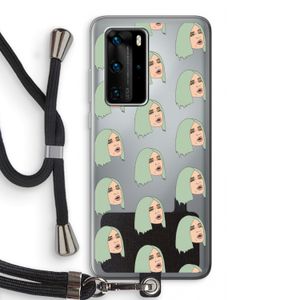 King Kylie: Huawei P40 Pro Transparant Hoesje met koord