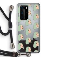 King Kylie: Huawei P40 Pro Transparant Hoesje met koord